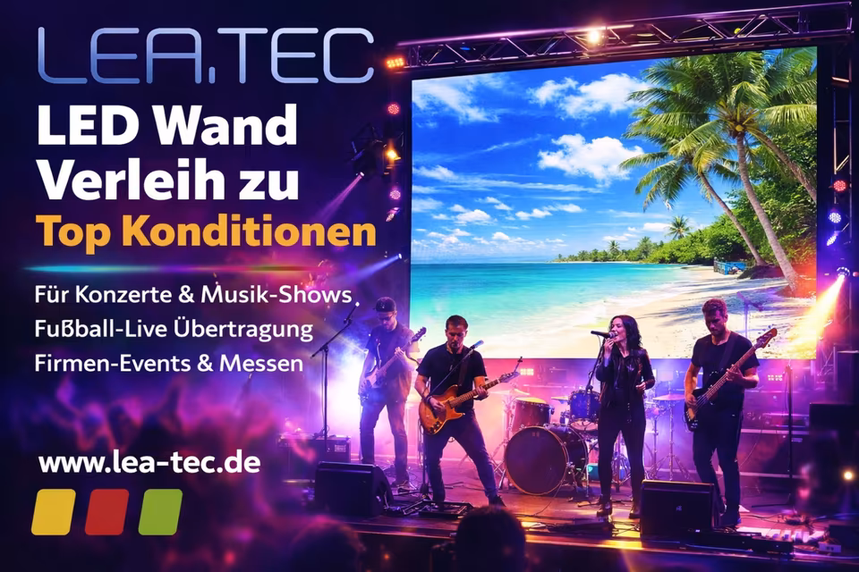L.E:A.Tec - LED Technik - LED Wand - LED Screen - Indoor & Outdoor! MEGA Leuchtkraft!