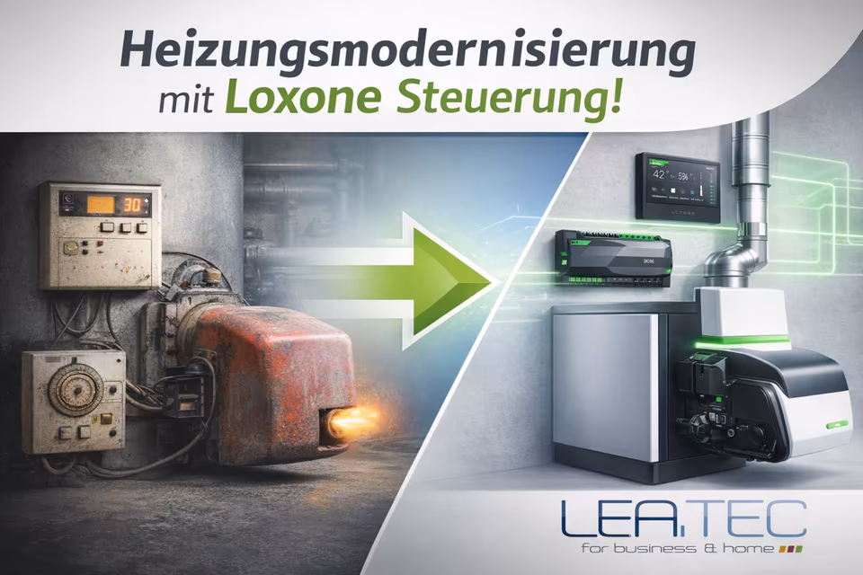 L.E:A.Tec - LED Technik - Heizungsmoderniserung mit Loxone Steuerung ab