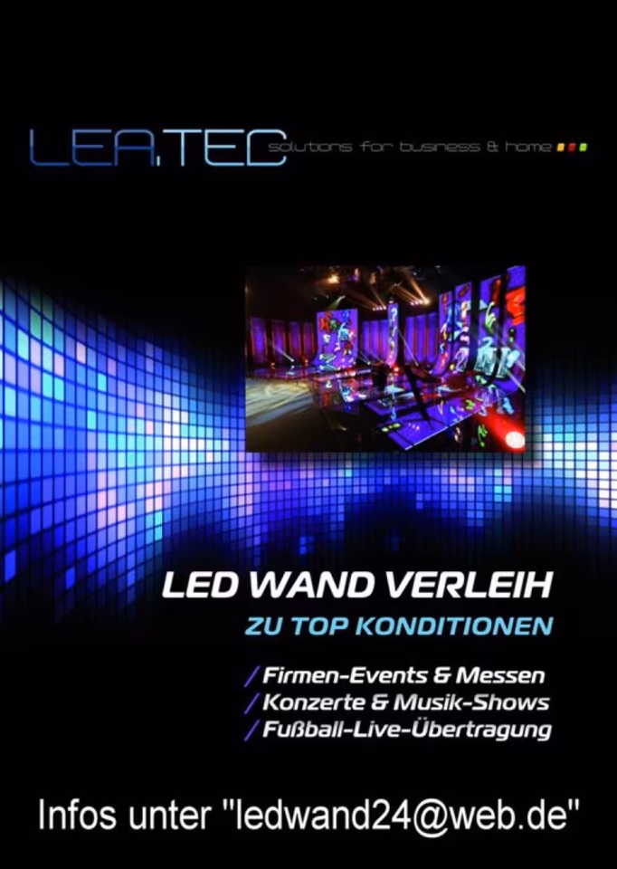 L.E:A.Tec - LED Technik - LED Wand - LED Screen