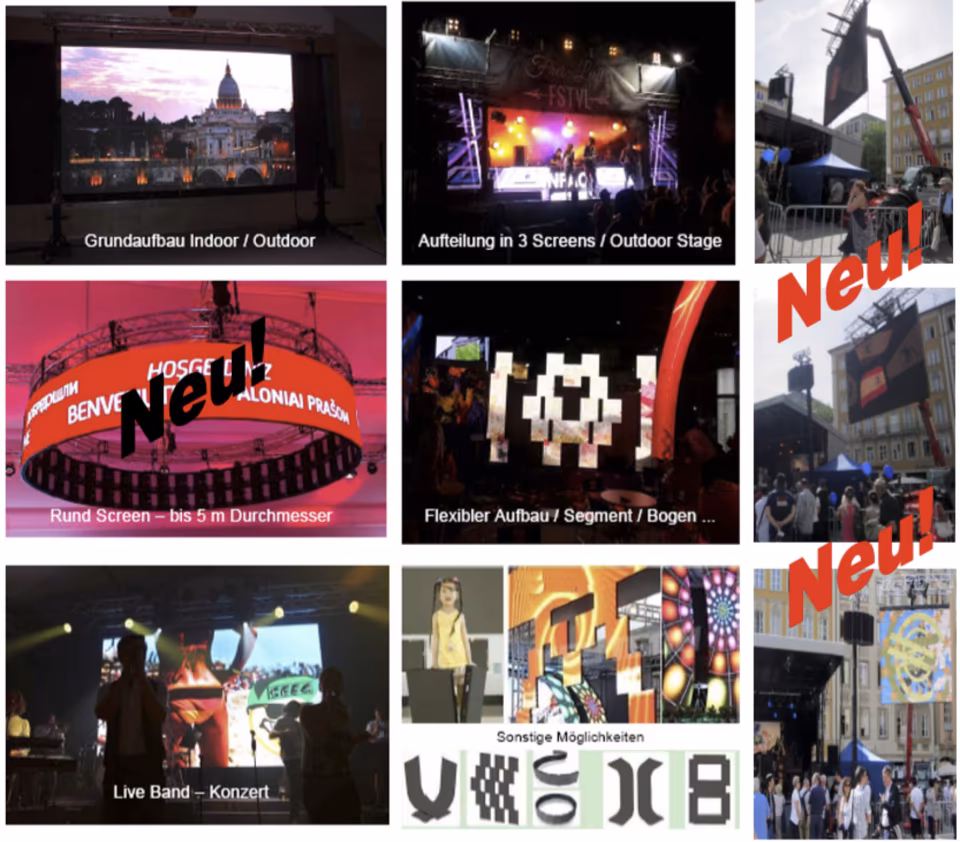 L.E:A.Tec - LED Technik - LED Wand - LED Screen
